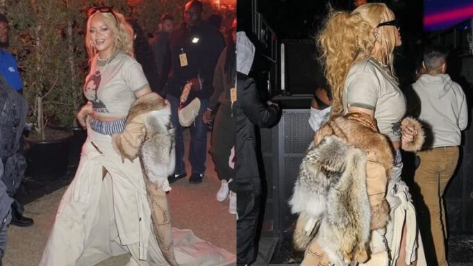 rihanna-tregon-stilin-e-saj-te-patemete,-ndersa-mbeshtet-partnerin-asap-rocky-ne-coachella