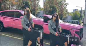 Vesa vetksidentohet me makinën e saj vesa-vetksidentohet-me-makinen-e-saj