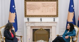 Presidentja Vjosa Osmani pret në takim lamtumirës drejtoreshën e UNICEF-it, Nona Zicherman presidentja-vjosa-osmani-pret-ne-takim-lamtumires-drejtoreshen-e-unicef-it,-nona-zicherman
