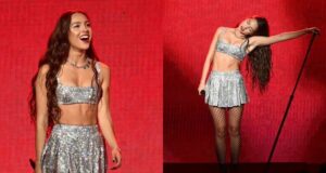 Olivia Rodrigo shfaq barkun e saj të tonifikuar, ndërsa ngjitej në skenë për turneun botëror GUTS në Los Angeles olivia-rodrigo-shfaq-barkun-e-saj-te-tonifikuar,-ndersa-ngjitej-ne-skene-per-turneun-boteror-guts-ne-los-angeles