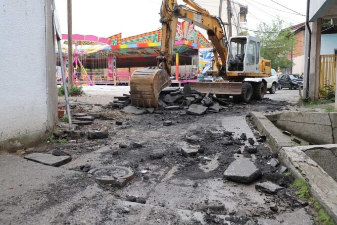 fillojne-punimet-per-shtrimin-me-kalldrem-te-ketyre-rrugeve-ne-vushtrri